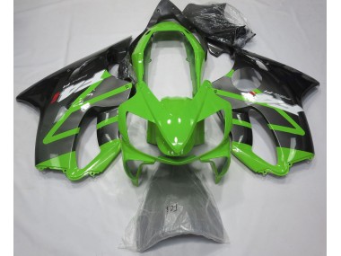 2004-2007 Glänzend Grün & Grau Honda CBR600 F4i Motorrad Verkleidung