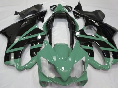2004-2007 Glänzend Grün Honda CBR600 F4i Motorrad Verkleidung