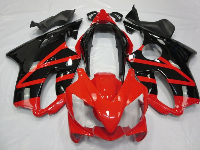 2004-2007 Glänzend Schwarz & Rot Honda CBR600 F4i Motorrad Verkleidung 2004-2007 Glänzend Schwarz & Rot Honda CBR600 F4i Motorrad Verkleidung