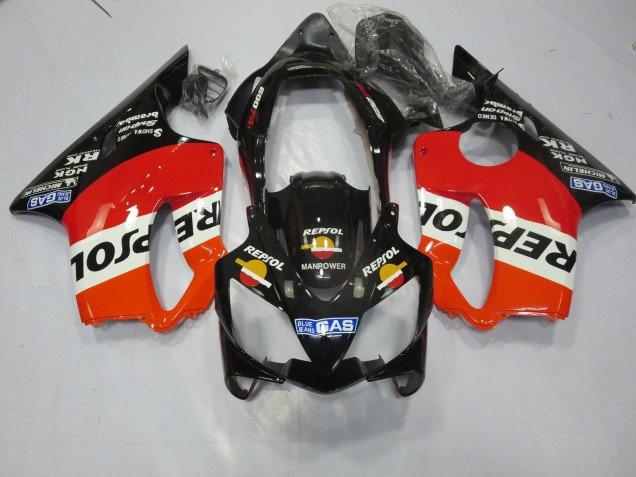 2004-2007 Klassisch Repsol Honda CBR600 F4i Motorrad Verkleidung