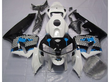 2005-2006 Blaue Spritzer Honda CBR600RR Motorrad Verkleidung