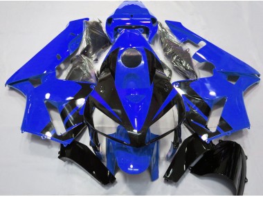 2005-2006 Design In Glänzendem Blau & Schwarz Honda CBR600RR Motorrad Verkleidung