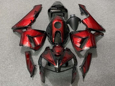 2005-2006 Dunkelbonbonrot Honda CBR600RR Motorrad Verkleidung