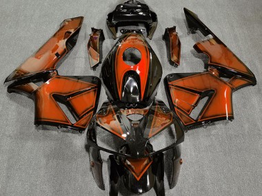 2005-2006 Dunkelorange Honda CBR600RR Motorrad Verkleidung