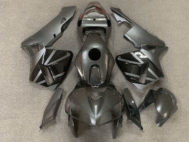 2005-2006 Dunkelsilber & Schwarz Honda CBR600RR Motorrad Verkleidung