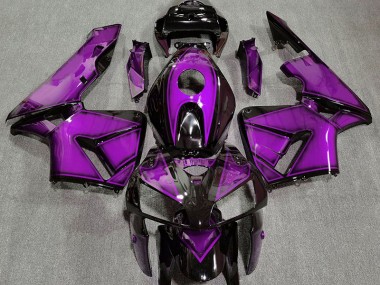 2005-2006 Dunkelviolett Honda CBR600RR Motorrad Verkleidung