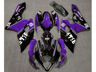 2005-2006 Glanz Lila & Schwarz Benutzerdefiniert Suzuki GSXR 1000 Motorrad Verkleidung