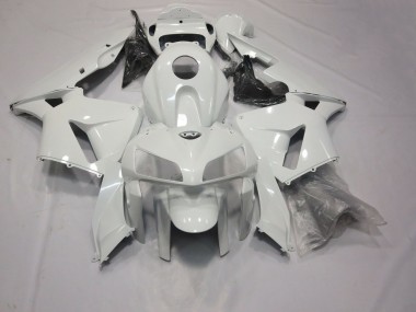 2005-2006 Glänzend Weiß Honda CBR600RR Motorrad Verkleidung