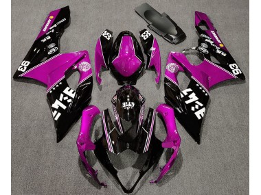 2005-2006 Glanzrosa & Schwarz Benutzerdefiniert Suzuki GSXR 1000 Motorrad Verkleidung