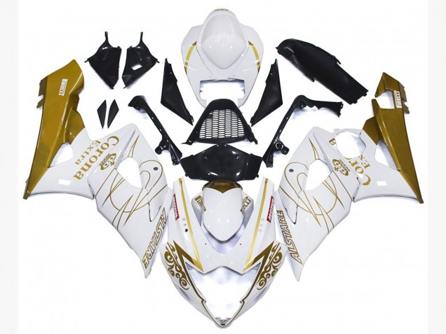 2005-2006 Gold Glänzend Corona Benutzerdefiniert Suzuki GSXR 1000 Motorrad Verkleidung 2005-2006 Gold Glänzend Corona Benutzerdefiniert Suzuki GSXR 1000 Motorrad Verkleidung