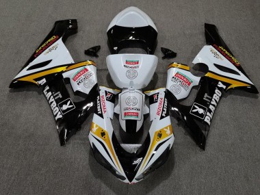 2005-2006 Gold Playboy Kawasaki ZX6R Motorrad Verkleidung