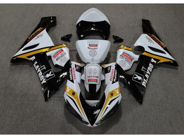 2005-2006 Gold Playboy Kawasaki ZX6R Motorrad Verkleidung