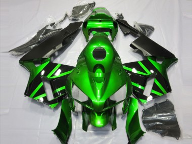 2005-2006 Grün & Schwarz Honda CBR600RR Motorrad Verkleidung