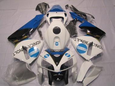2005-2006 Hellblau Konica Minolta Honda CBR600RR Motorrad Verkleidung