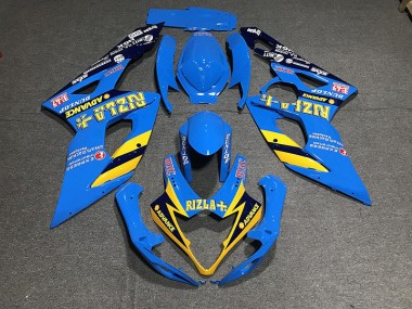 2005-2006 Hellblau Rizla Suzuki GSXR 1000 Motorrad Verkleidung