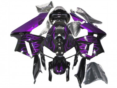 2005-2006 Lila Flamme Honda CBR600RR Motorrad Verkleidung
