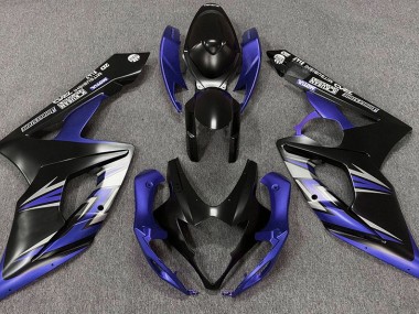 2005-2006 Matt Schwarz & Blau Suzuki GSXR 1000 Motorrad Verkleidung