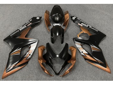 2005-2006 Matt Schwarz & Bronze Suzuki GSXR 1000 Motorrad Verkleidung