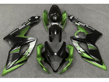 2005-2006 Matt Schwarz & Grün Suzuki GSXR 1000 Motorrad Verkleidung