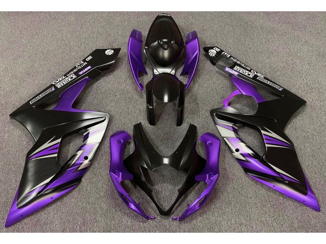 2005-2006 Matt Schwarz & Lila Suzuki GSXR 1000 Motorrad Verkleidung