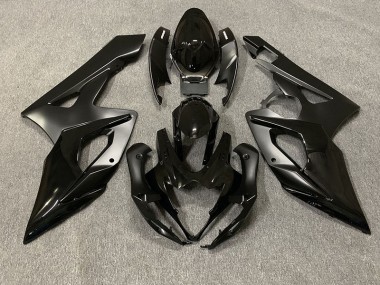 2005-2006 Matt Schwarz & Schwarz Glänzend Suzuki GSXR 1000 Motorrad Verkleidung
