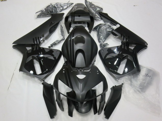 2005-2006 Matt Schwarzer Punisher Honda CBR600RR Motorrad Verkleidung 2005-2006 Matt Schwarzer Punisher Honda CBR600RR Motorrad Verkleidung