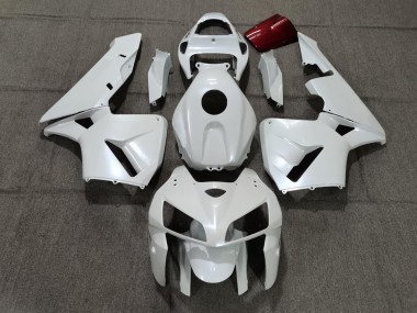 2005-2006 Perlweiss Honda CBR600RR Motorrad Verkleidung