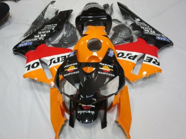 2005-2006 Repsol Man Power Honda CBR600RR Motorrad Verkleidung