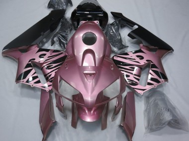 2005-2006 Rosa Flamme Honda CBR600RR Motorrad Verkleidung