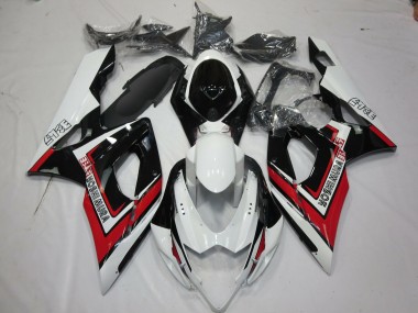 2005-2006 Rot Schwarz & Weiß Suzuki GSXR 1000 Motorrad Verkleidung