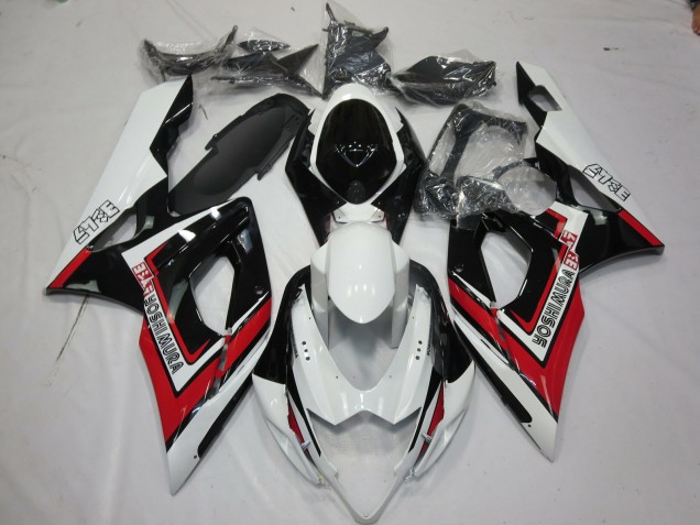 2005-2006 Rot Schwarz & Weiß Suzuki GSXR 1000 Motorrad Verkleidung