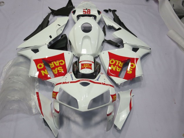 2005-2006 San Carlo 58 Honda CBR600RR Motorrad Verkleidung 2005-2006 San Carlo 58 Honda CBR600RR Motorrad Verkleidung
