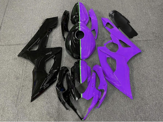 2005-2006 Schwarz & Lila Suzuki GSXR 1000 Motorrad Verkleidung 2005-2006 Schwarz & Lila Suzuki GSXR 1000 Motorrad Verkleidung