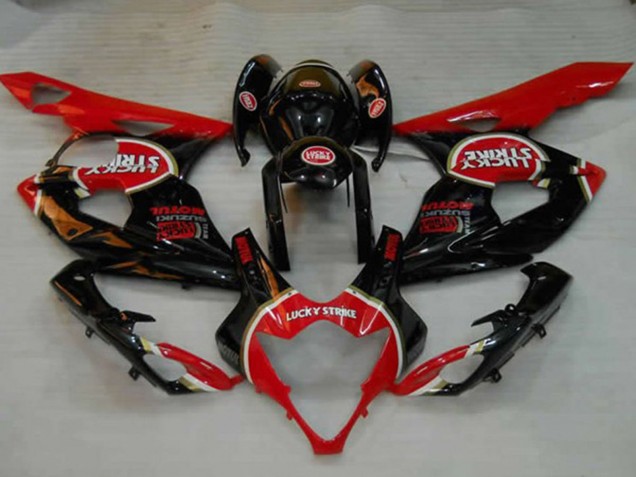 2005-2006 Schwarz Lucky Strike Suzuki GSXR 1000 Motorrad Verkleidung