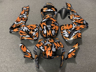 2005-2006 Tarnung & Orange Honda CBR600RR Motorrad Verkleidung