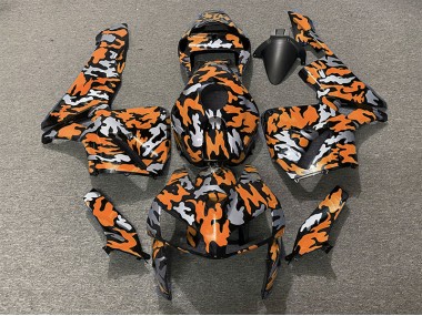 2005-2006 Tarnung & Orange Honda CBR600RR Motorrad Verkleidung