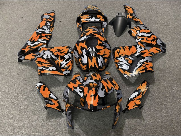2005-2006 Tarnung & Orange Honda CBR600RR Motorrad Verkleidung 2005-2006 Tarnung & Orange Honda CBR600RR Motorrad Verkleidung