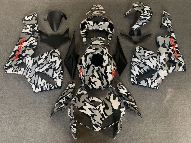 2005-2006 Tarnung & Rot Aufkleber Honda CBR600RR Motorrad Verkleidung 2005-2006 Tarnung & Rot Aufkleber Honda CBR600RR Motorrad Verkleidung
