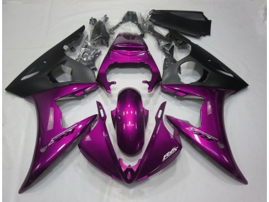 2005 Glänzend Dunkelrosa Yamaha R6 Motorrad Verkleidung