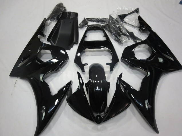 2005 Schwarz Glänzend Yamaha R6 Motorrad Verkleidung 2005 Schwarz Glänzend Yamaha R6 Motorrad Verkleidung