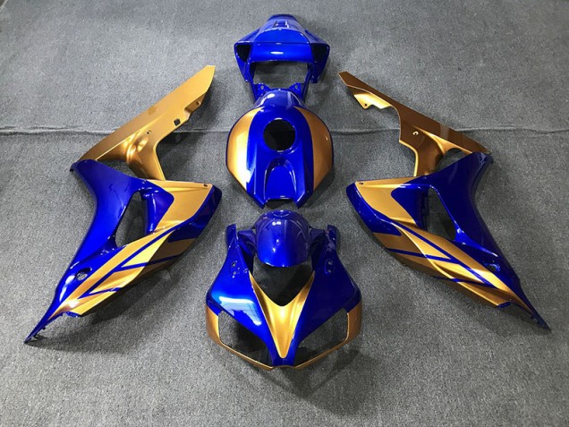 2006-2007 Blau & Gold Honda CBR1000RR Motorrad Verkleidung