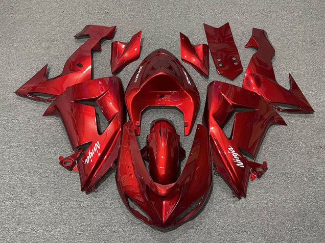 2006-2007 Candy Rot Kawasaki ZX10R Motorrad Verkleidung 2006-2007 Candy Rot Kawasaki ZX10R Motorrad Verkleidung