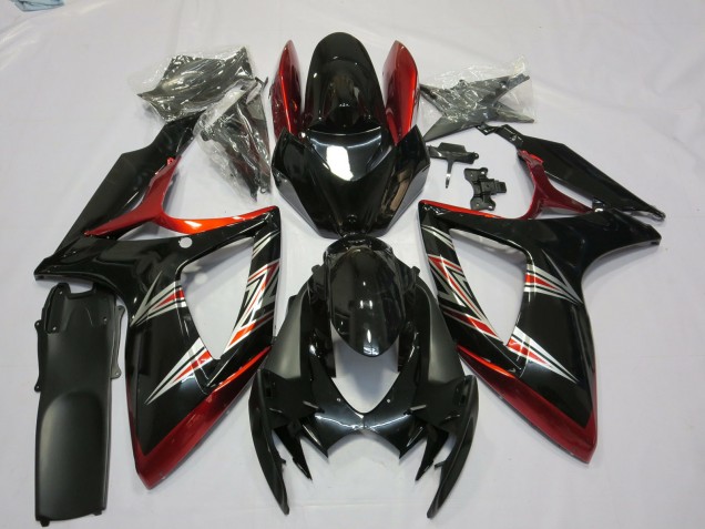 2006-2007 Dreifarbig Suzuki GSXR 600-750 Motorrad Verkleidung 2006-2007 Dreifarbig Suzuki GSXR 600-750 Motorrad Verkleidung