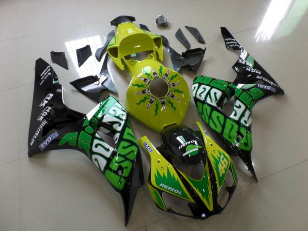 2006-2007 Gelb Rossi Honda CBR1000RR Motorrad Verkleidung 2006-2007 Gelb Rossi Honda CBR1000RR Motorrad Verkleidung