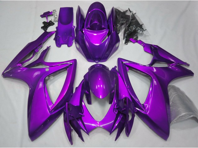2006-2007 Glanz Lila Schlicht Suzuki GSXR 600-750 Motorrad Verkleidung 2006-2007 Glanz Lila Schlicht Suzuki GSXR 600-750 Motorrad Verkleidung