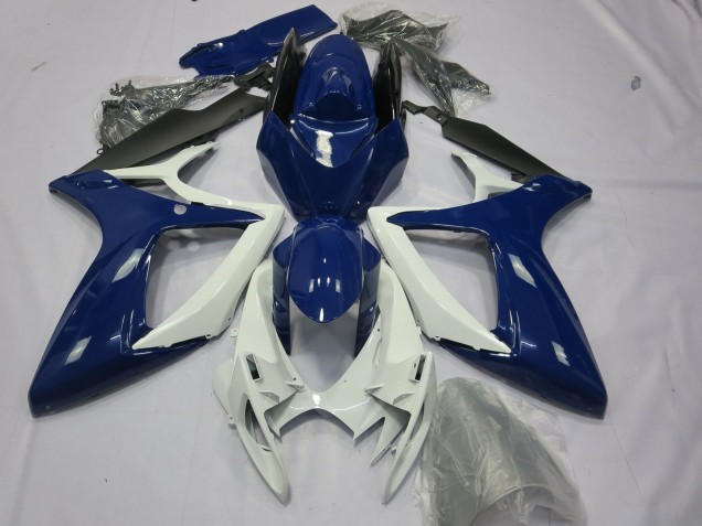 2006-2007 Glänzend Blau Dunkel Suzuki GSXR 600-750 Motorrad Verkleidung 2006-2007 Glänzend Blau Dunkel Suzuki GSXR 600-750 Motorrad Verkleidung