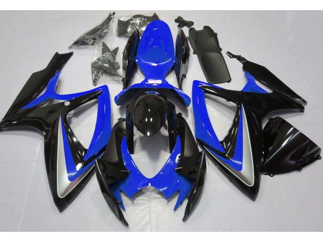 2006-2007 Glänzend Blau Ohne Abzeichen Suzuki GSXR 600-750 Motorrad Verkleidung 2006-2007 Glänzend Blau Ohne Abzeichen Suzuki GSXR 600-750 Motorrad Verkleidung