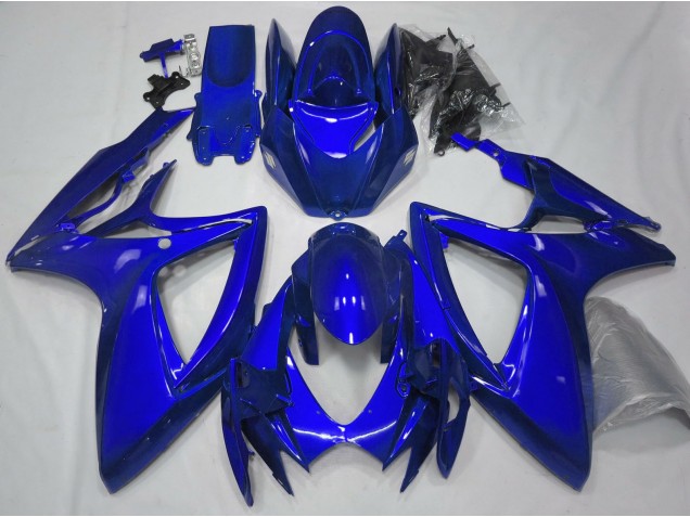 2006-2007 Glänzend Blau Plain Suzuki GSXR 600-750 Motorrad Verkleidung 2006-2007 Glänzend Blau Plain Suzuki GSXR 600-750 Motorrad Verkleidung