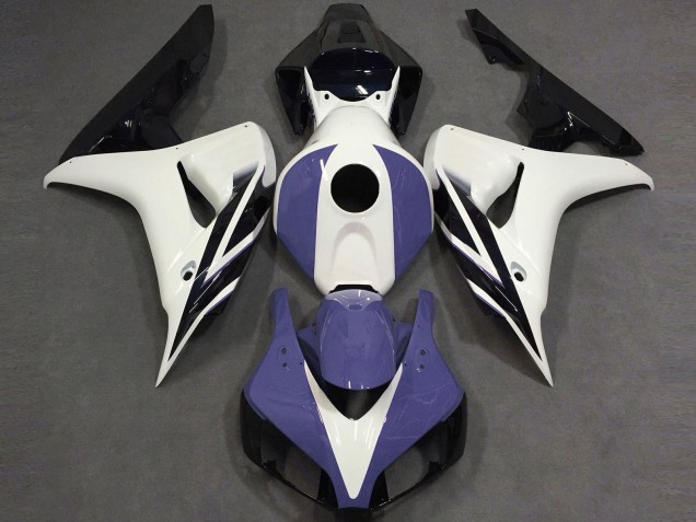 2006-2007 Glänzend Weiß Blau & Schwarz Honda CBR1000RR Motorrad Verkleidung 2006-2007 Glänzend Weiß Blau & Schwarz Honda CBR1000RR Motorrad Verkleidung