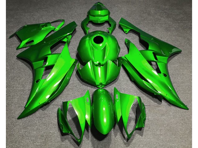 2006-2007 Glänzend Grün Yamaha R6 Motorrad Verkleidung 2006-2007 Glänzend Grün Yamaha R6 Motorrad Verkleidung